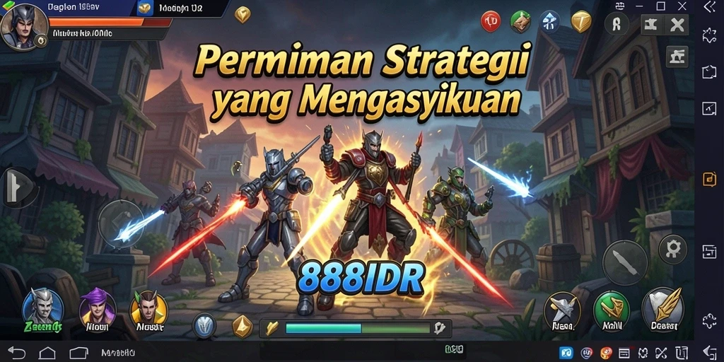 Tampilan gameplay menarik dalam 888IDR dengan strategi mendalam.