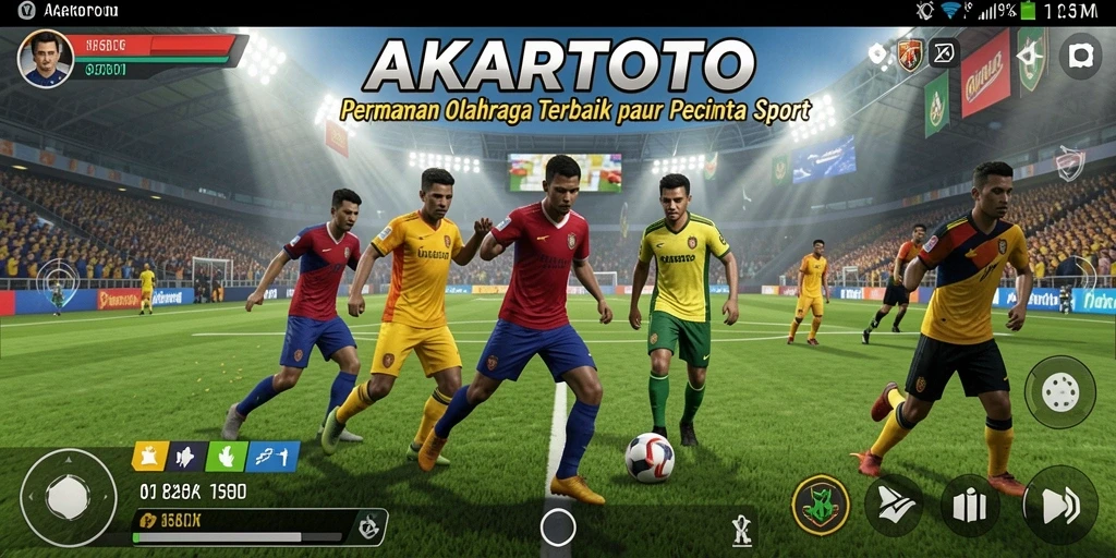 Tampilan gameplay AKARTOTO yang seru dan mendebarkan.