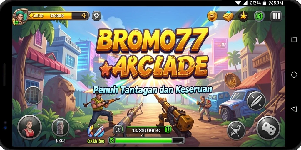 Screenshot BROMO77 menampilkan aksi gameplay seru dan penuh tantangan.