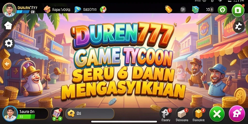 Screenshot gameplay DUREN777 menampilkan keseruan manajemen durian.