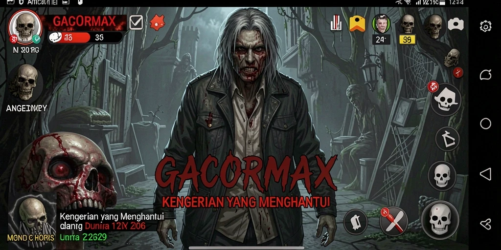 Gameplay menakutkan di GACORMAX yang penuh ketegangan dan kejutan.