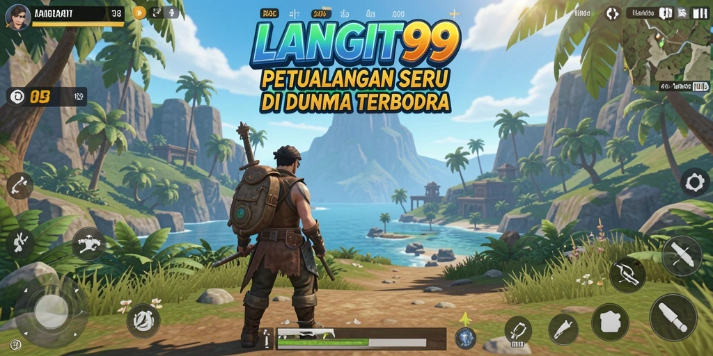 Tampilan gameplay LANGIT99 yang menakjubkan dalam dunia terbuka.
