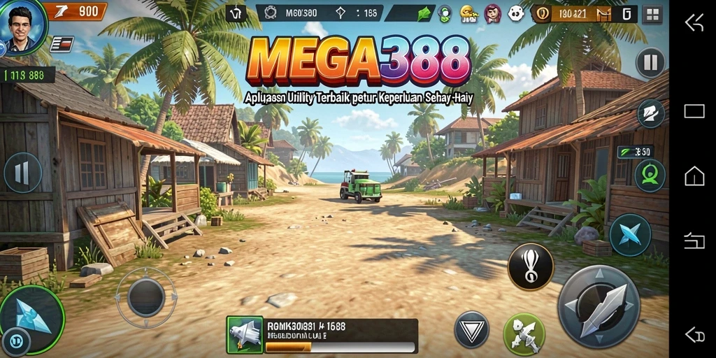 Tampilan antarmuka MEGA388 yang menarik dan intuitif.