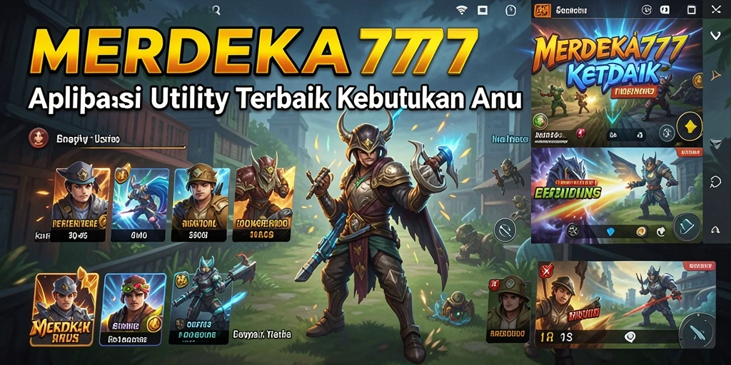 Tampilan antarmuka yang user-friendly dan fitur lengkap MERDEKA777.