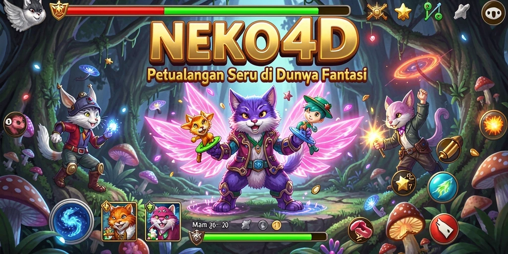 Tampilan menarik gameplay NEKO4D dalam petualangan seru.