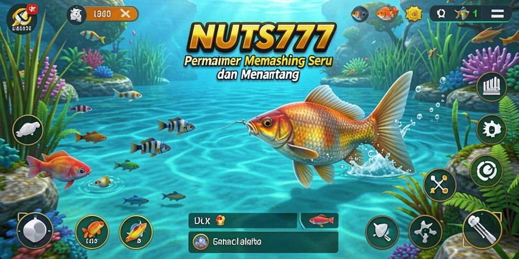 Tangkapan ikan yang mengesankan dalam gameplay NUTS777.