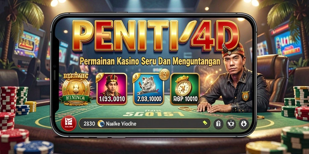 Tampilan grafis memukau dalam permainan Kasino PENITI4D.