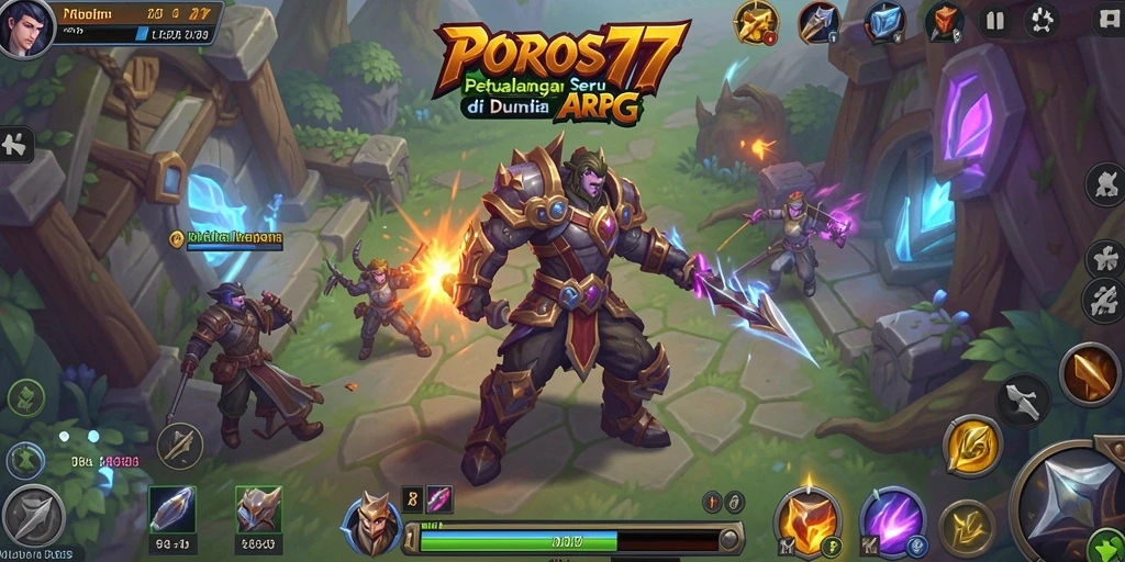 Tangkapan layar menampilkan aksi seru dalam gameplay ARPG.