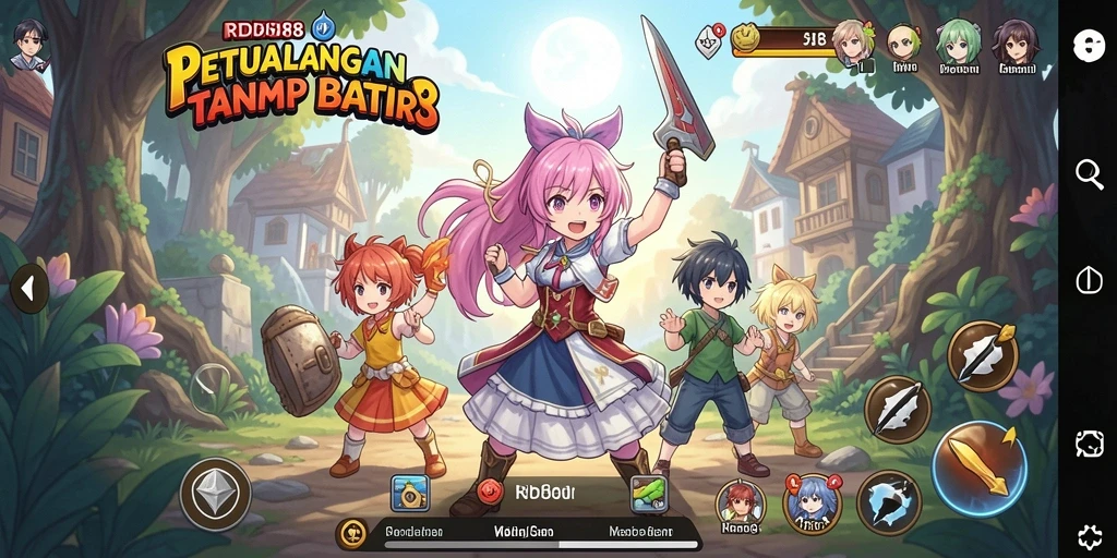 Gameplay dinamis dan karakter anime yang beragam dalam RDI88.