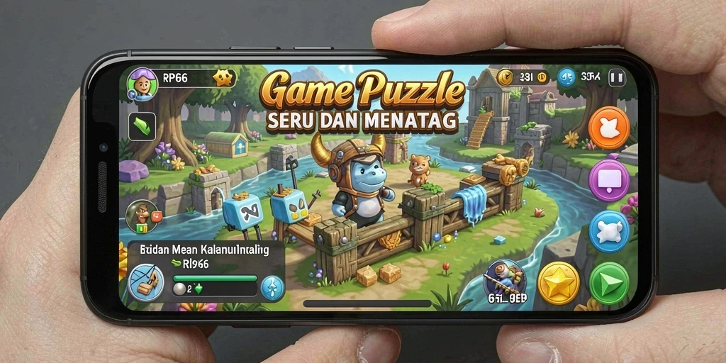Screenshot gameplay <strong>RP66</strong> menunjukkan tantangan puzzle yang seru.