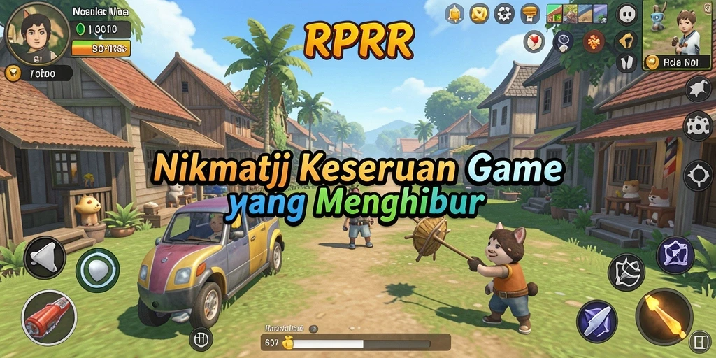 Screenshot gameplay RPRR yang menunjukkan momen seru permainan Casual.