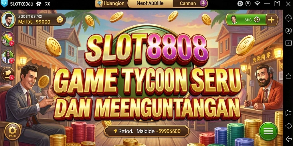 Tampilan menarik dari gameplay SLOT8808 yang penuh strategi Tycoon.
